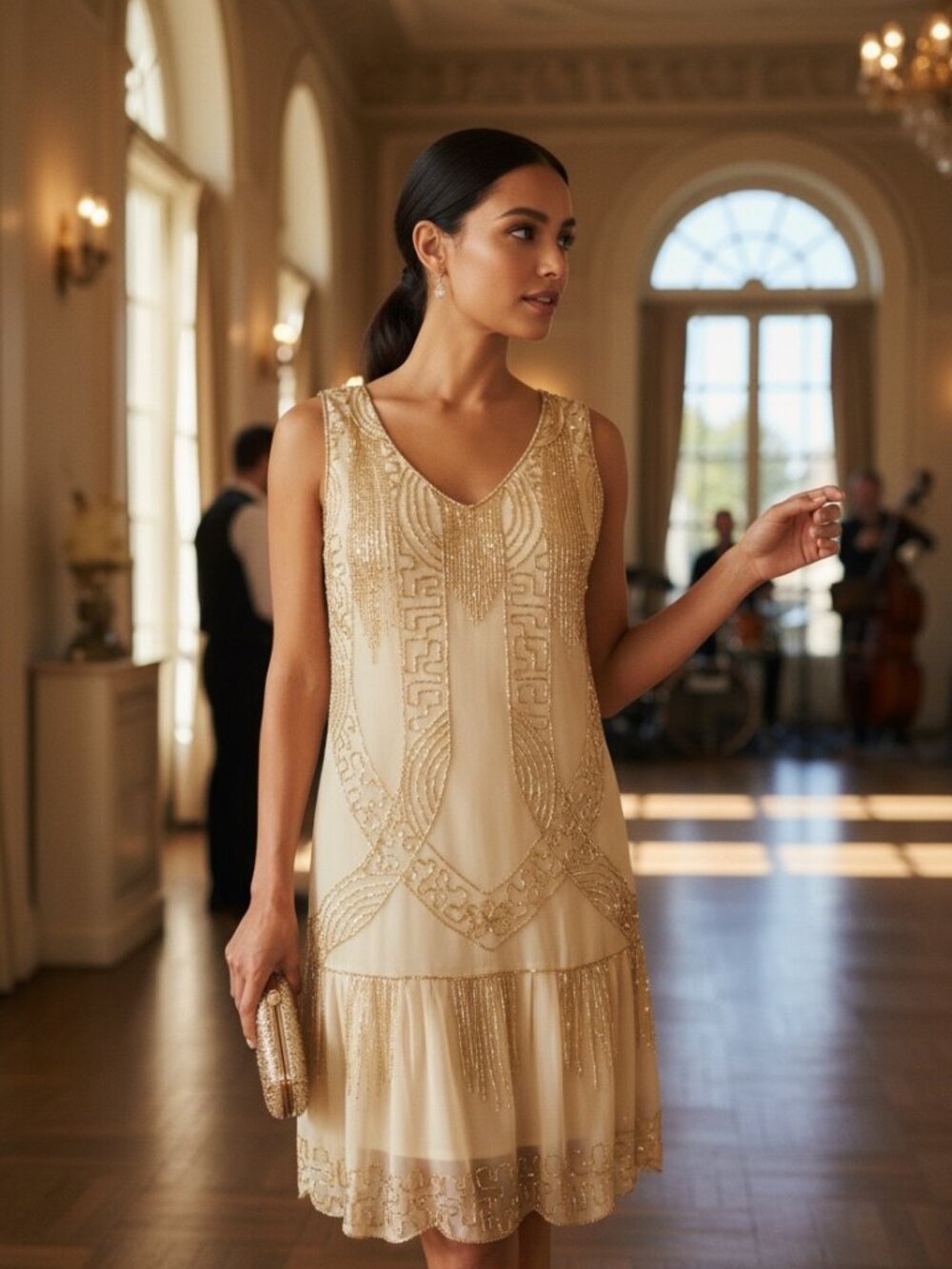 Frock And Frill Beaded Flapper Gatsby 1920s Dress